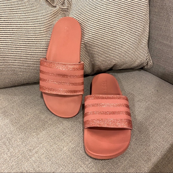 adilette raw pink